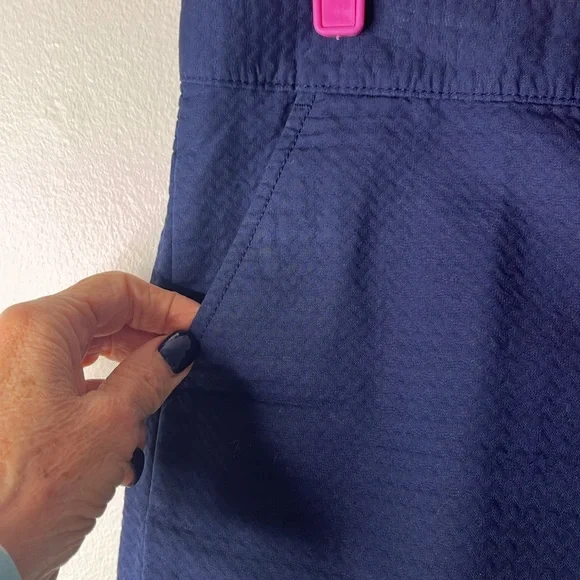 Lilly Pulitzer Buttercup Shorts in Color True Navy, Size 10. - Picture 3 of 11